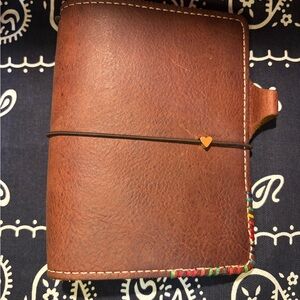Chic Sparrow Creme Brûlée A6 Leather Journal